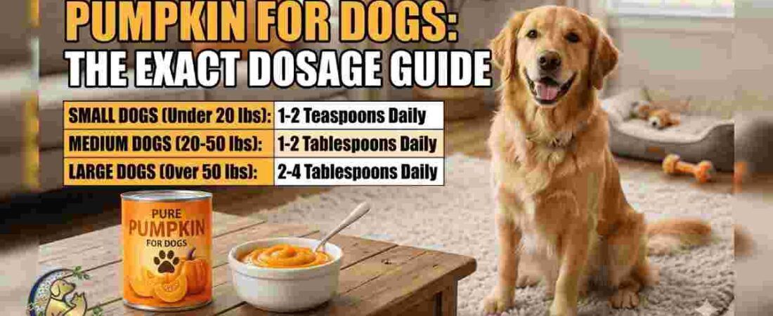 How Much Pumpkin to Give a Constipated Dog