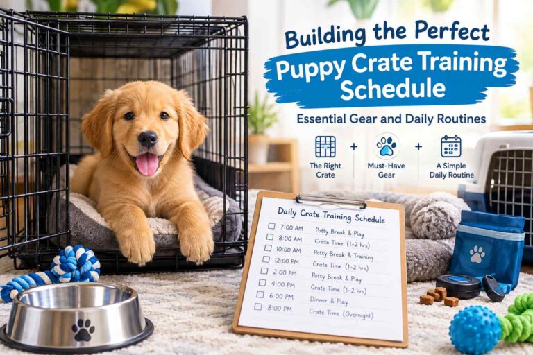 Building the Perfect Puppy Crate Training Schedule: Essential Gear and Daily Routines
